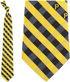 Eagles Wings MLB Pirates Woven Poly Check Tie