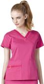 WonderWink Two Stretch V-Neck Sport Scrub Top
