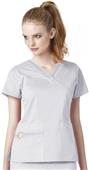WonderWink Two Stretch V-Neck Sport Scrub Top