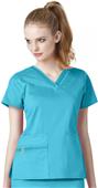 WonderWink Two Stretch V-Neck Sport Scrub Top