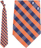 Eagles Wings MLB Detroit Woven Poly Check Tie