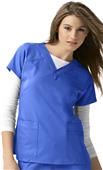 WonderWink Four-Stretch Sporty V-Neck Scrub Top WonderWink Four-Stretch Sporty V-Neck Scrub Top