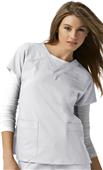 WonderWink Four-Stretch Sporty V-Neck Scrub Top WonderWink Four-Stretch Sporty V-Neck Scrub Top