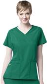 WonderWink Four-Stretch Y-Neck Scrub Top WonderWink Four-Stretch Y-Neck Scrub Top