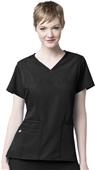 WonderWink Four-Stretch Y-Neck Scrub Top WonderWink Four-Stretch Y-Neck Scrub Top