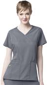 WonderWink Four-Stretch Y-Neck Scrub Top WonderWink Four-Stretch Y-Neck Scrub Top