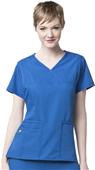 WonderWink Four-Stretch Y-Neck Scrub Top WonderWink Four-Stretch Y-Neck Scrub Top