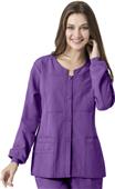WonderWink Four-Stretch Sporty Scrub Jacket WonderWink Four-Stretch Sporty Scrub Jacket