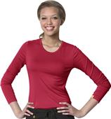 WonderWink Layers Womens Silky Long Sleeve Tee WonderWink Layers Womens Silky Long Sleeve Tee