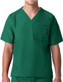 WonderWink Mens Raglan Solid 5 Pocket Top WonderWink Mens Raglan Solid 5 Pocket Top