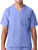 WonderWink Mens Raglan Solid 5 Pocket Top