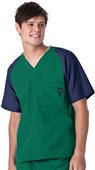 WonderWink Men's Raglan Block 5 Pocket Scrub Top WonderWink Men's Raglan Block 5 Pocket Scrub Top