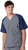 WonderWink Men's Raglan Block 5 Pocket Scrub Top WonderWink Men's Raglan Block 5 Pocket Scrub Top