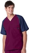 WonderWink Men's Raglan Block 5 Pocket Scrub Top WonderWink Men's Raglan Block 5 Pocket Scrub Top