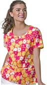 WonderWink Origins Petal Splash Scrub Top
