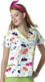 WonderWink Origins Butter Doodle Scrub Top