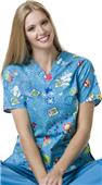 WonderWink Origins Puddle Jumper Scrub Top