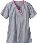 WonderWink The Charllie Lady Fit Y-Neck Scrub Top WonderWink The Charllie Lady Fit Y-Neck Scrub Top