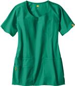 WonderWink The Foxtrot Lady Fit Round Scrub Top