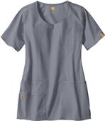 WonderWink The Foxtrot Lady Fit Round Scrub Top