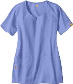 WonderWink The Foxtrot Lady Fit Round Scrub Top