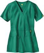 WonderWink The Golf Lady Fit Mock Wrap Scrub Top WonderWink The Golf Lady Fit Mock Wrap Scrub Top