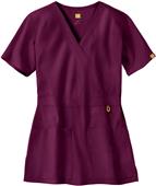 WonderWink The Golf Lady Fit Mock Wrap Scrub Top WonderWink The Golf Lady Fit Mock Wrap Scrub Top