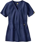 WonderWink The Golf Lady Fit Mock Wrap Scrub Top WonderWink The Golf Lady Fit Mock Wrap Scrub Top