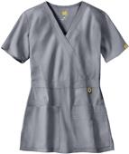 WonderWink The Golf Lady Fit Mock Wrap Scrub Top WonderWink The Golf Lady Fit Mock Wrap Scrub Top