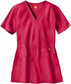 WonderWink The Golf Lady Fit Mock Wrap Scrub Top WonderWink The Golf Lady Fit Mock Wrap Scrub Top