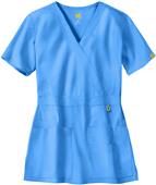 WonderWink The Golf Lady Fit Mock Wrap Scrub Top WonderWink The Golf Lady Fit Mock Wrap Scrub Top