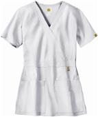 WonderWink The Golf Lady Fit Mock Wrap Scrub Top WonderWink The Golf Lady Fit Mock Wrap Scrub Top