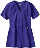 WonderWink The Golf Lady Fit Mock Wrap Scrub Top WonderWink The Golf Lady Fit Mock Wrap Scrub Top