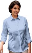 Red House Ladies 3/4 Sleeve Pinpoint Oxford Shirts