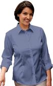 Red House Ladies 3/4 Sleeve Pinpoint Oxford Shirts