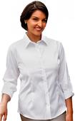 Red House Ladies 3/4 Sleeve Pinpoint Oxford Shirts