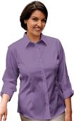 Red House Ladies 3/4 Sleeve Pinpoint Oxford Shirts