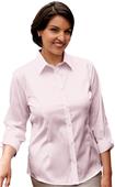 Red House Pink Ladies 3/4 Sleeve Pinpoint Shirts