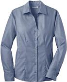 Red House Ladies French Cuff Pinpoint Oxford Shirt