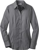 Red House Ladies Stripe Pinpoint Oxford Shirts