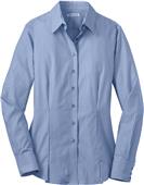 Red House Ladies Stripe Pinpoint Oxford Shirts