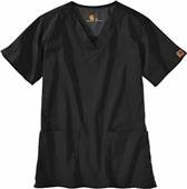 Carhartt Women's V-Neck Two-Pocket Scrub Top