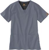 Carhartt Women's V-Neck Two-Pocket Scrub Top
