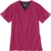 Carhartt Women's V-Neck Two-Pocket Scrub Top
