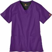 Carhartt Women's V-Neck Two-Pocket Scrub Top