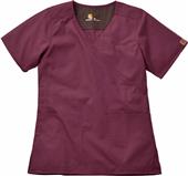Carhartt Women's Mock Wrap Two-Pocket Scrub Top