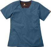 Carhartt Women's Mock Wrap Two-Pocket Scrub Top