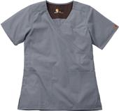 Carhartt Women's Mock Wrap Two-Pocket Scrub Top