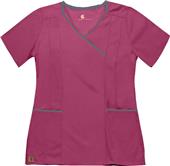 Carhartt Women's Y-Neck Fashion Scrub Top Carhartt Women's Y-Neck Fashion Scrub Top