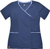 Carhartt Women's Y-Neck Fashion Scrub Top